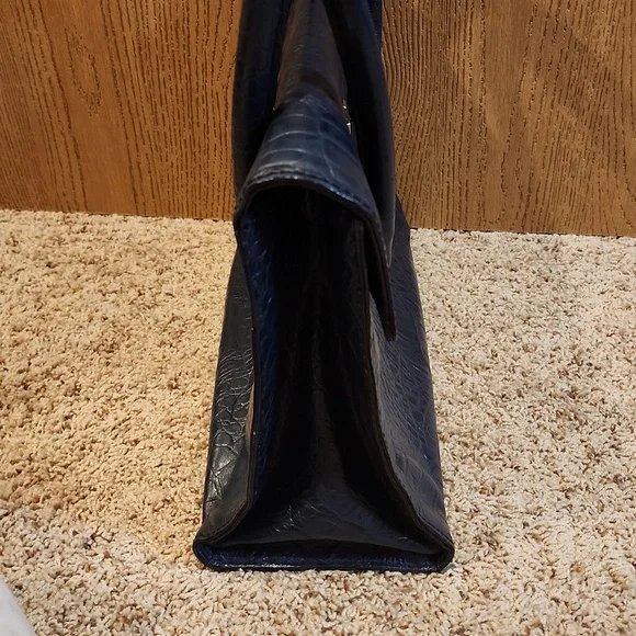 EUC Kate Spade Orchard Valley Sinclair Shoulder Bag Tote Croc Embossed Leather - Picture 4 of 8